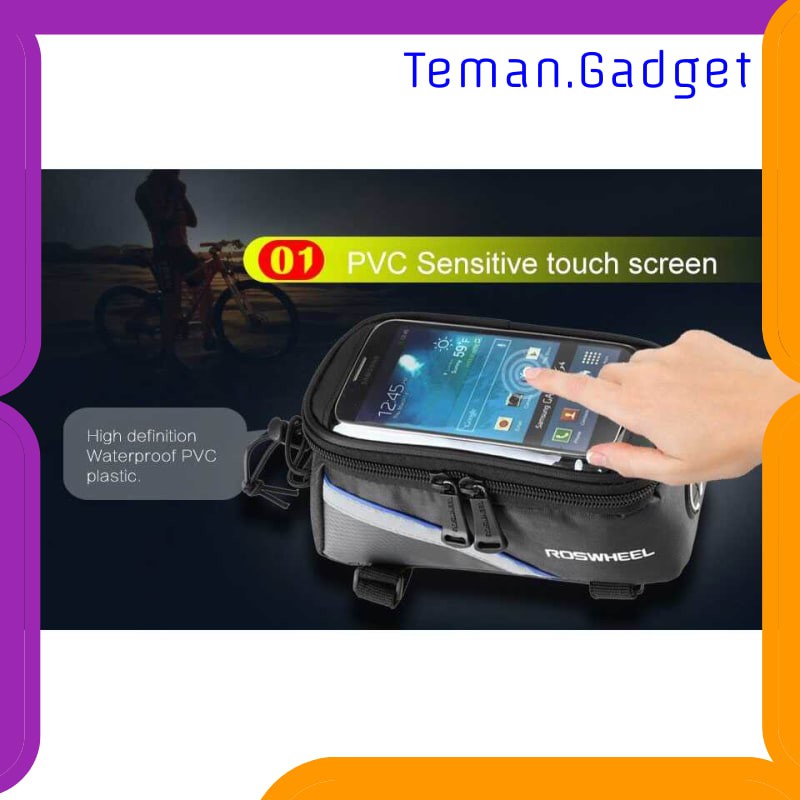 TG-IB585 ROSWHEEL Tas Barang Sepeda Smartphone Holder Touch Waterproof - YP35