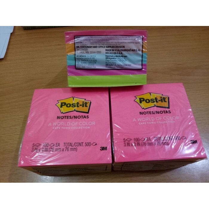 

klm PROMO Sticky Note 654-AN Warna 3M (PER PAK ISI 5) +