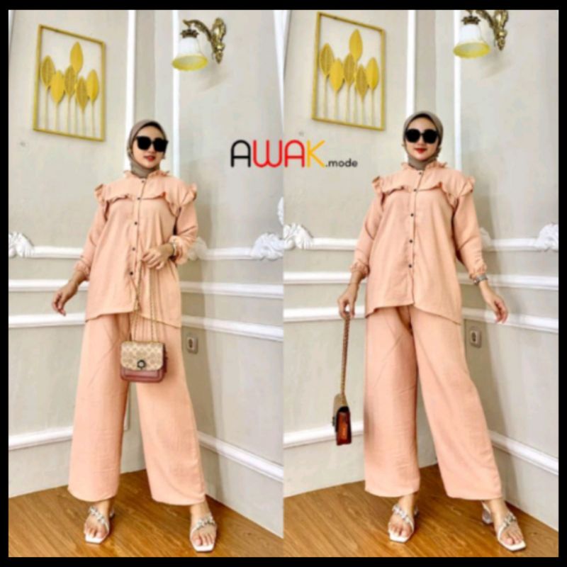 SETELAN+ONE SET+SET+Setelan Crinkle/Setelan Crinkle Premium/Setelan Crinkle Airflow/Set Crinkle/Set 