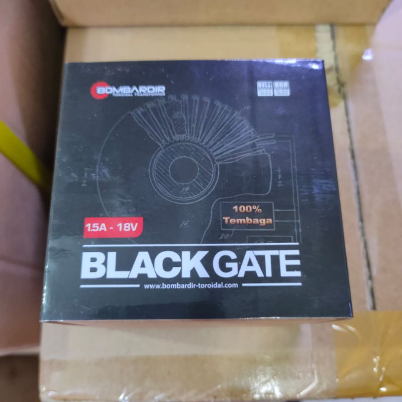 Trafo Toroid Black Gate 1.5A 0-18V