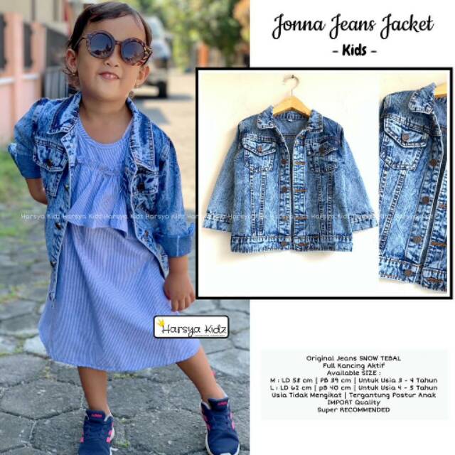 Harsya Jonna Jeans Jacket Kids