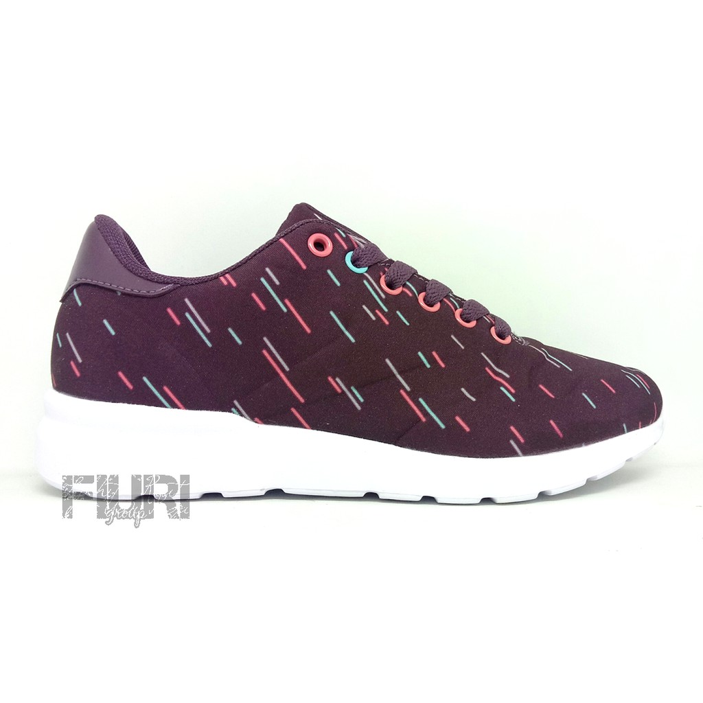 ARDILES Original JOLENE 37-40 MAROON Sepatu Kets Sneakers Olahraga Running Sport Wanita FIURI