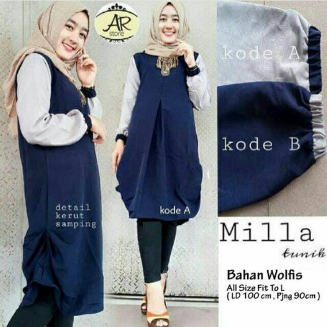 Baju Atasan Wanita Milla Shopee Indonesia Baju Atasan Wanita Milla Shopee Indonesia
