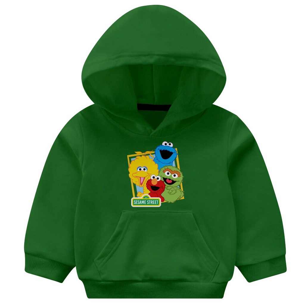 HOODIE ANAK SESAME STREET - ANAKA LEMBUT PREMIUM