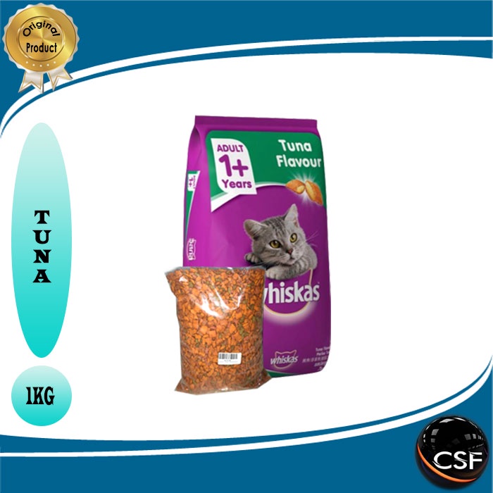 Makanan Kucing kering WHISKAS 1kg All Varian