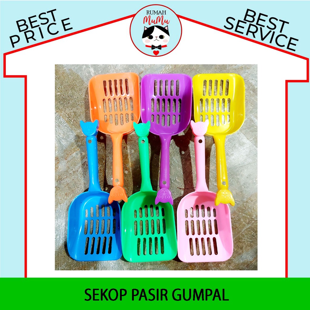 SEKOP PASIR KUCING GUMPAL STANDARD BAHAN TEBAL AWET