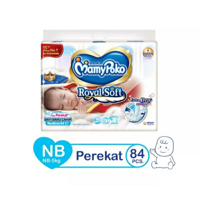 Mamypoko royal soft perekat Newborn 84