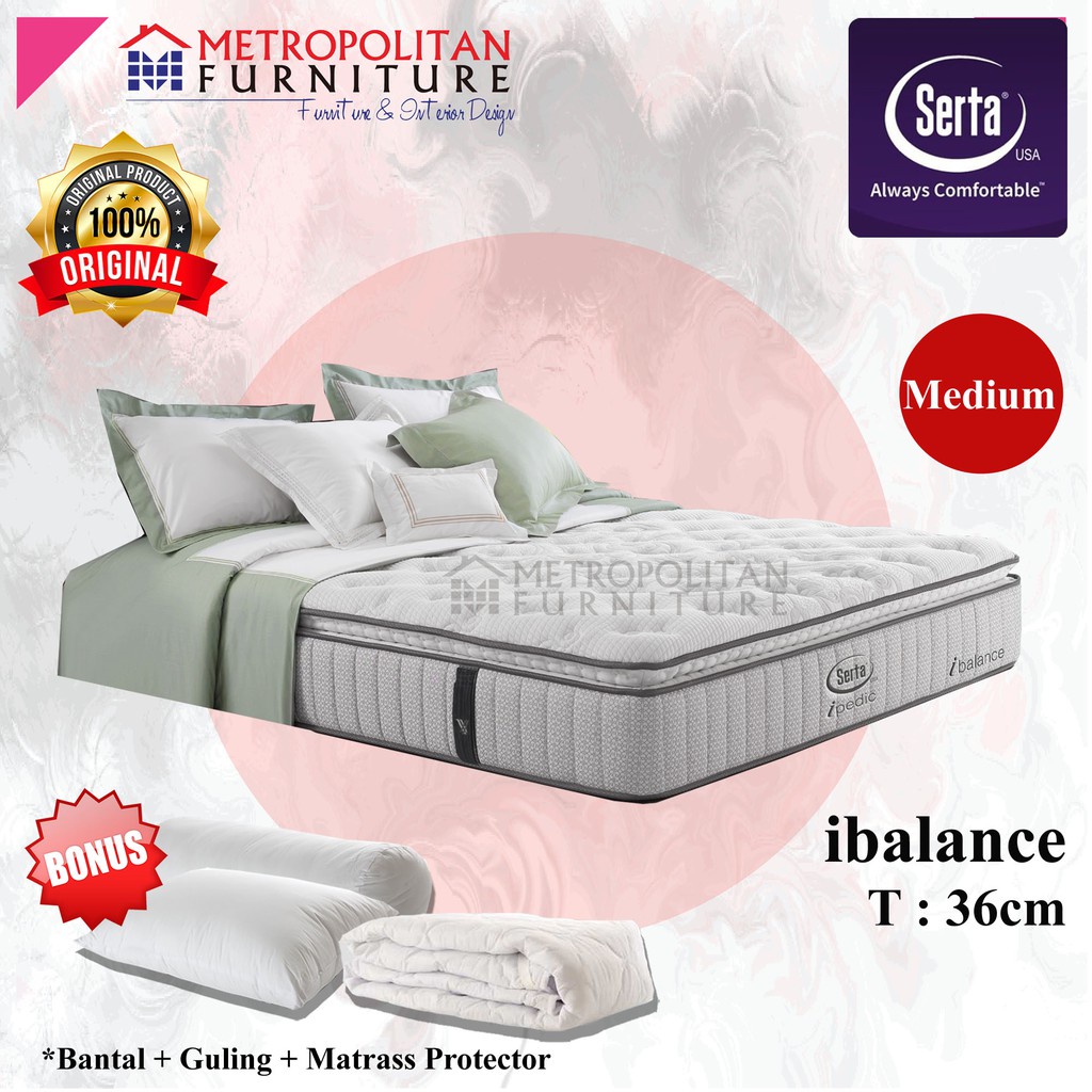 Kasur Springbed SERTA iBalance Spring bed Matras