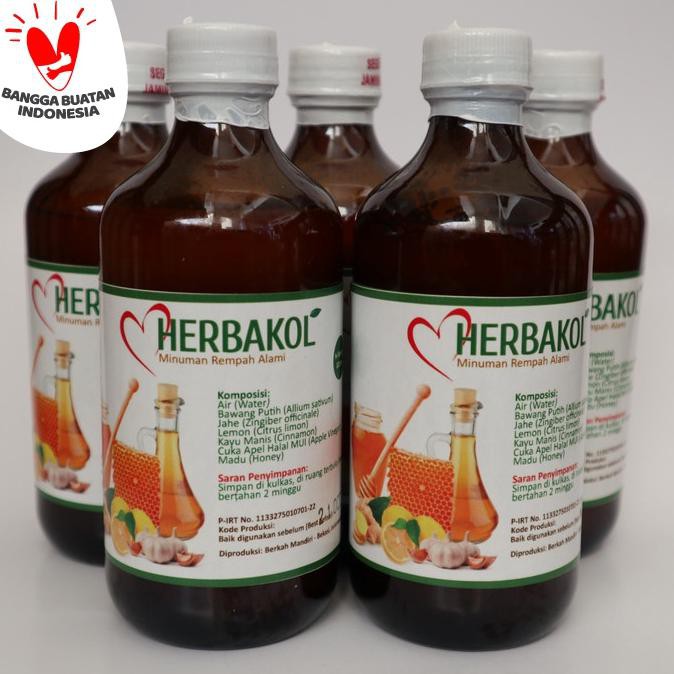 

Obat herbal bawang putih jahe lemon cuka apel madu - HERBAKOL BERKUALITAS