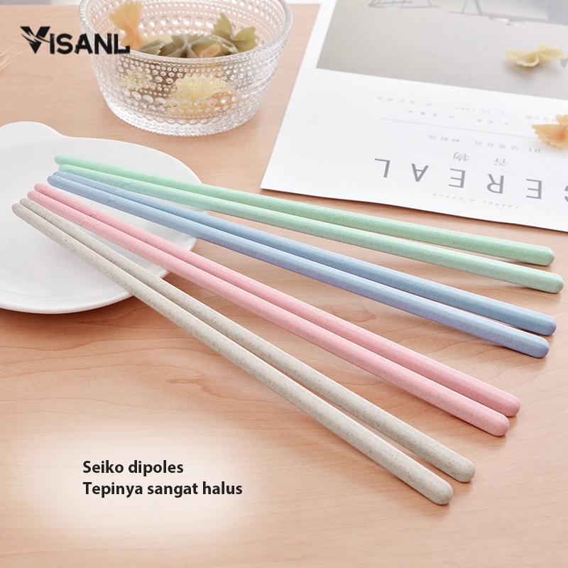 Sumpit melamin sumpit Makanan Anti Slip Anti Bakteri Tahan Panas Peralatan Makan Chopsticks