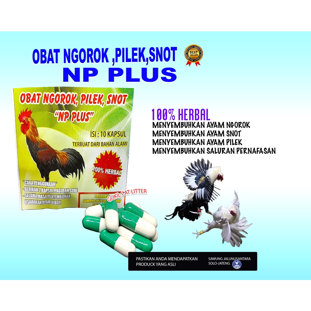 NP PLUS-OBAT NGOROK AYAM-ANTI SNOT AYAM-OBAT PILEK-OBAT PERNAFASAN AYAM-PENGUAT NAFAS AYAM