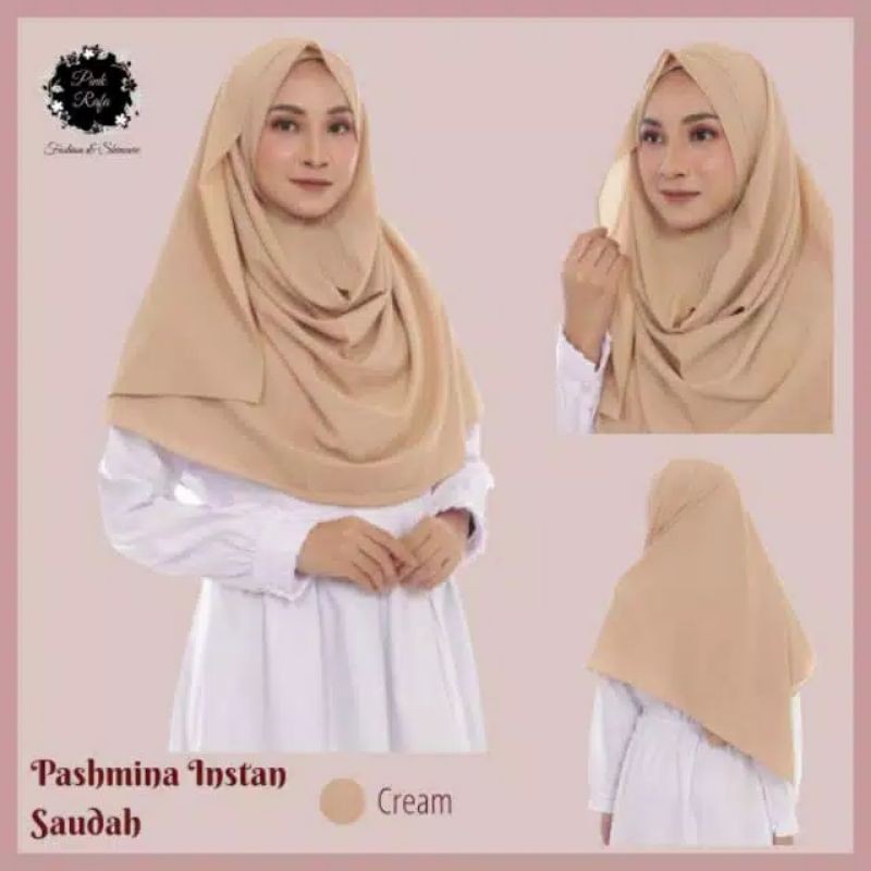 jilbab pasmina instan tanpa pet