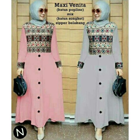 long drees muslim hijab batik