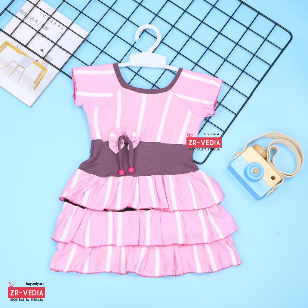 Dress Nayla uk Bayi - 5 Tahun / Dress Baby Murah Baju Bayi Perempuan Cewek Dres Kado Anak Princess