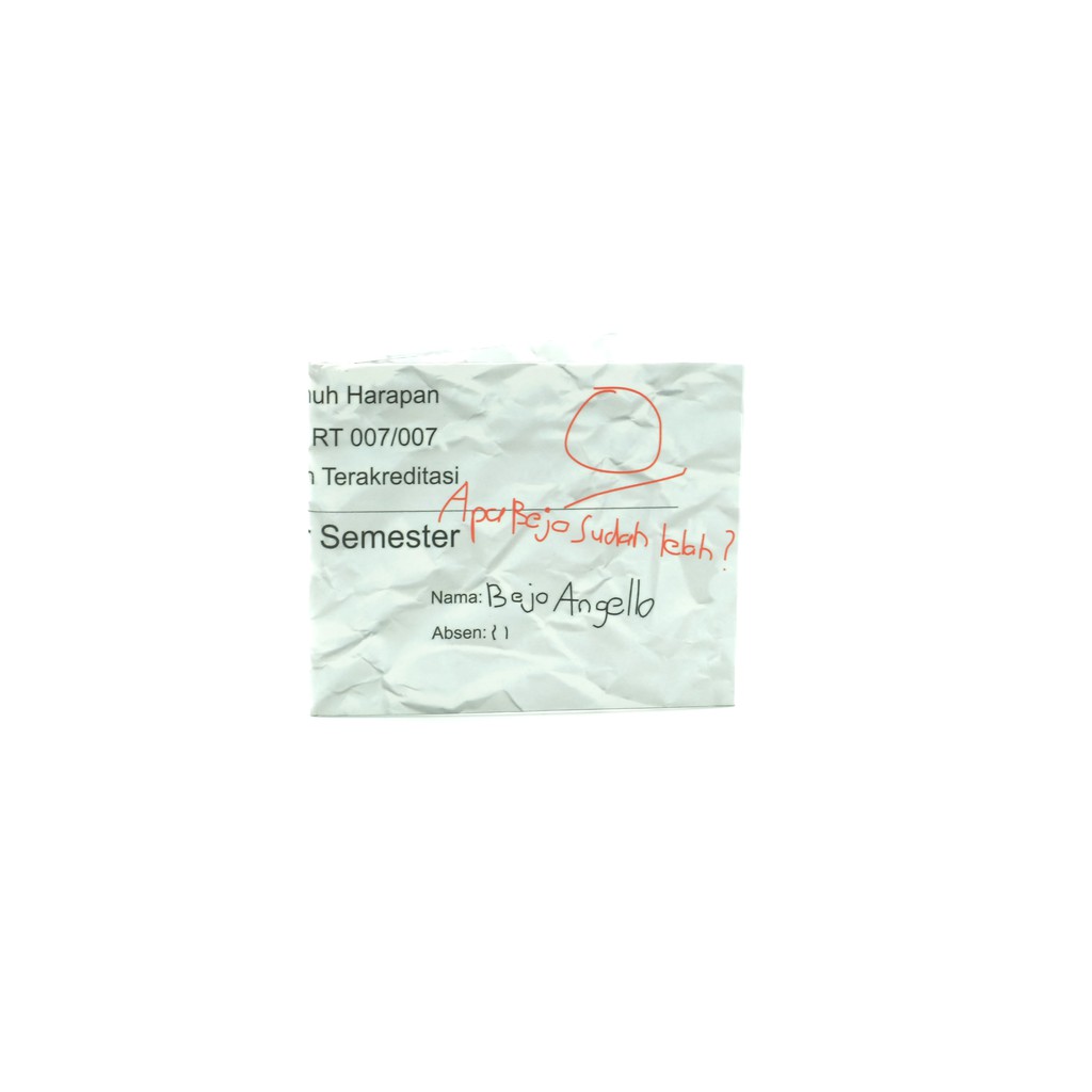 

Exam Paper Wallet/Dompet Kertas Exam