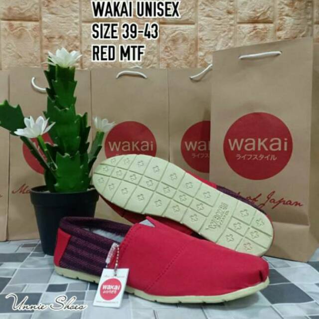 Sepatu flat slop wakai D038