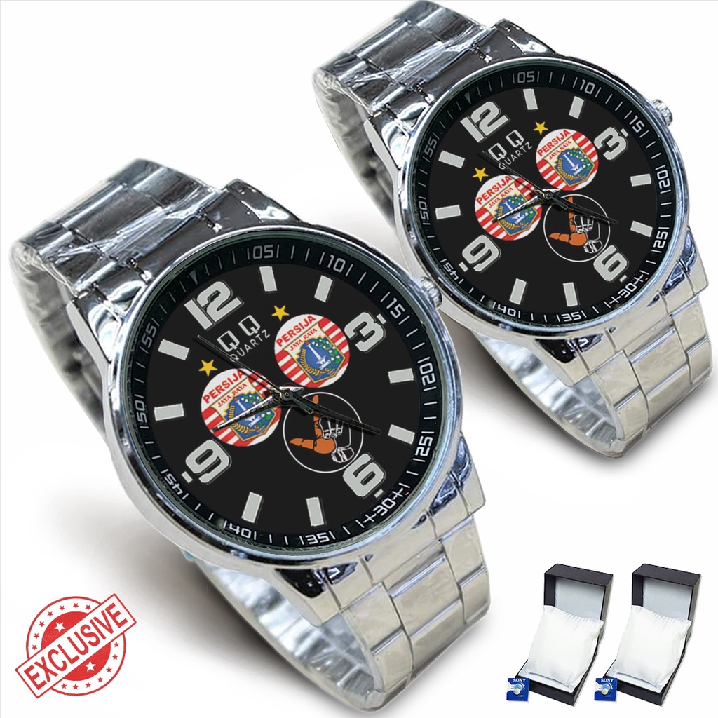 Jam Tangan Rantai Couple PERSIJA - 1 (Keren)