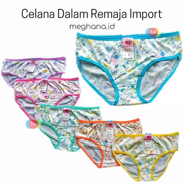 Undies Celana Dalam Wanita Motif Ukuran ampe extra jumbo size L ,XL Merk Ziaqimei