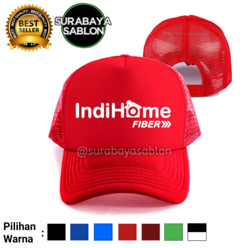 Topi IndiHome Trucker/Jaring