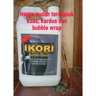 Semir Ban Pengkilap Ban Penghitam Ban Ikori 5 Liter Hitam dan Wet Look Murah dan Ori