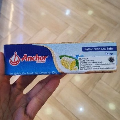 

Anchor Butter SALTED mentega IMPORT 100gr