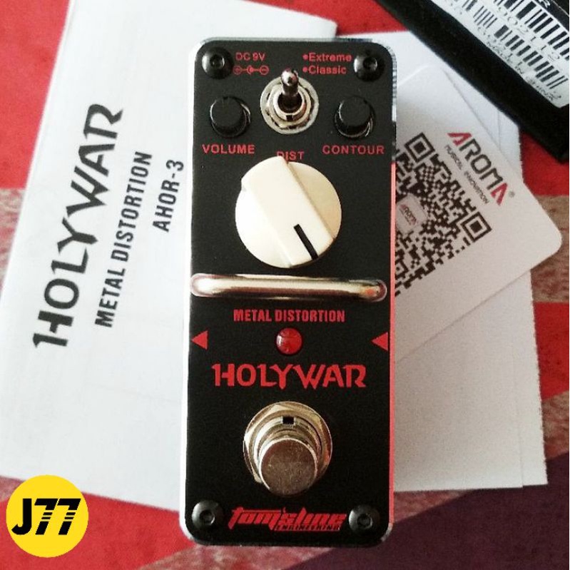 Efek Gitar Tomsline Holy War Heavy Metal Distortion AHOR-3