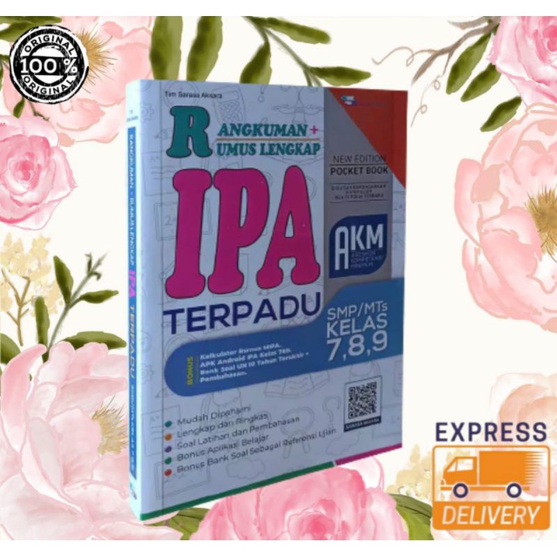 BUKU PELAJARAN IPA SMP RANGKUMAN + RUMUS LENGKAP IPA TERPADU SMP/MTS KELAS 789