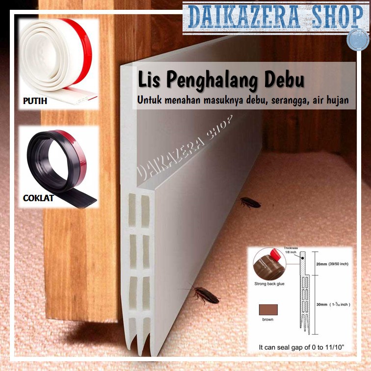 Lis Penghalang Debu Serangga Bawah Pintu