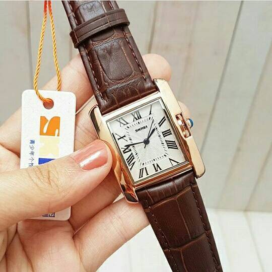 Skmei 1085 1085cl jam tangan kulit