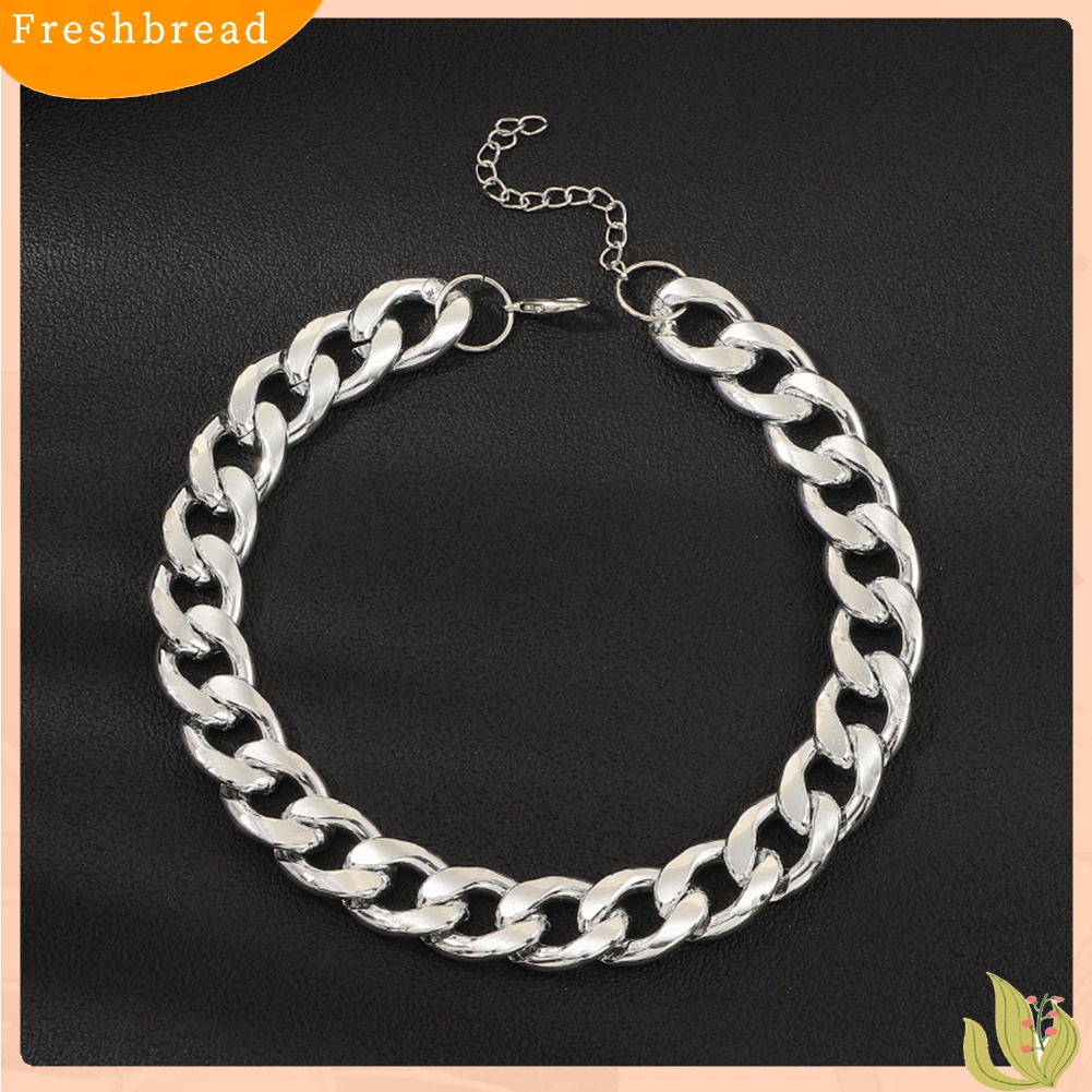 【Fresh】❀Unisex Thick Link Chain Short Necklace Hip Hop Party Club Statement Jewelry Gift