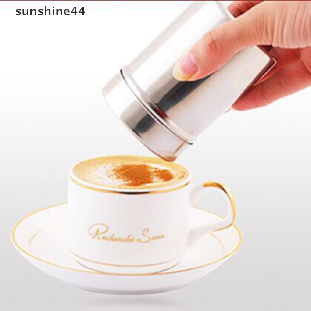 Sunshine Ayakan Tepung / Gula Icing / Cappuccino / Cokelat Bahan Stainless Steel + Tutup