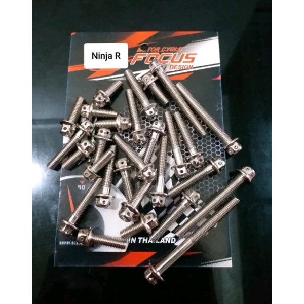 baut probolt flower blok mesin ninja r ninja rr original thailand baut probolt block mesin ninja r &