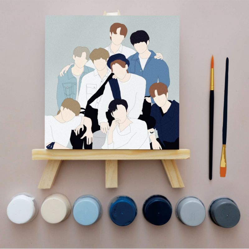 Stray Kids Paint by Number Kit