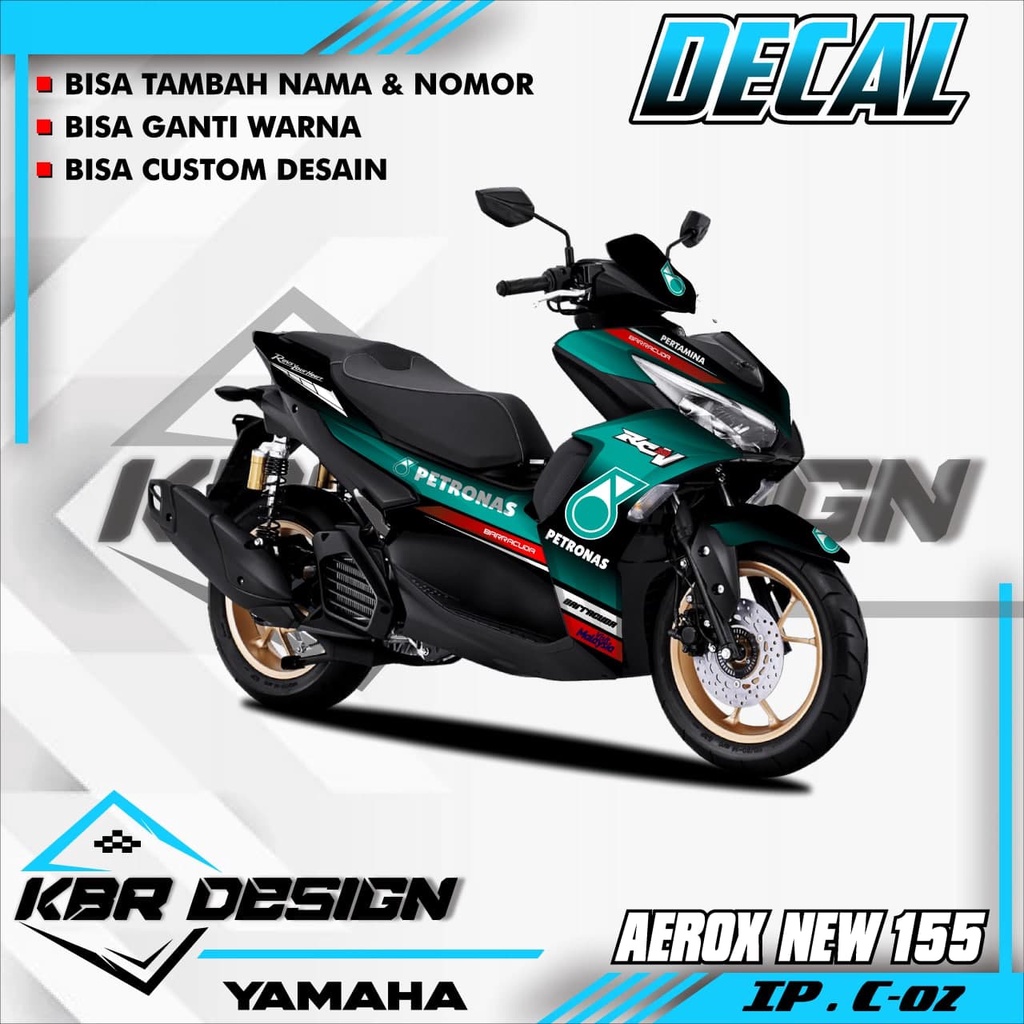 (COD) STICKER DECAL MOTOR AEROX NEW 155 - STICKER DECAL AEROX NEW 155.02