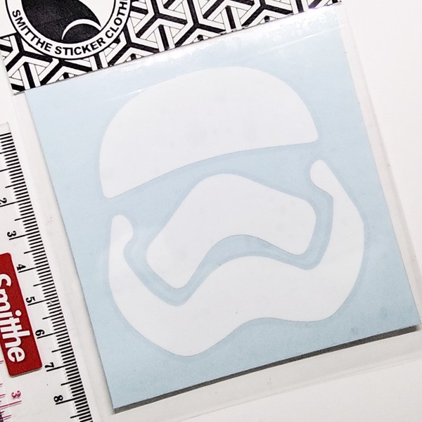 Stiker New Stormtrooper Logo star wars Cutting Sticker aksesoris untuk Motor Mobil