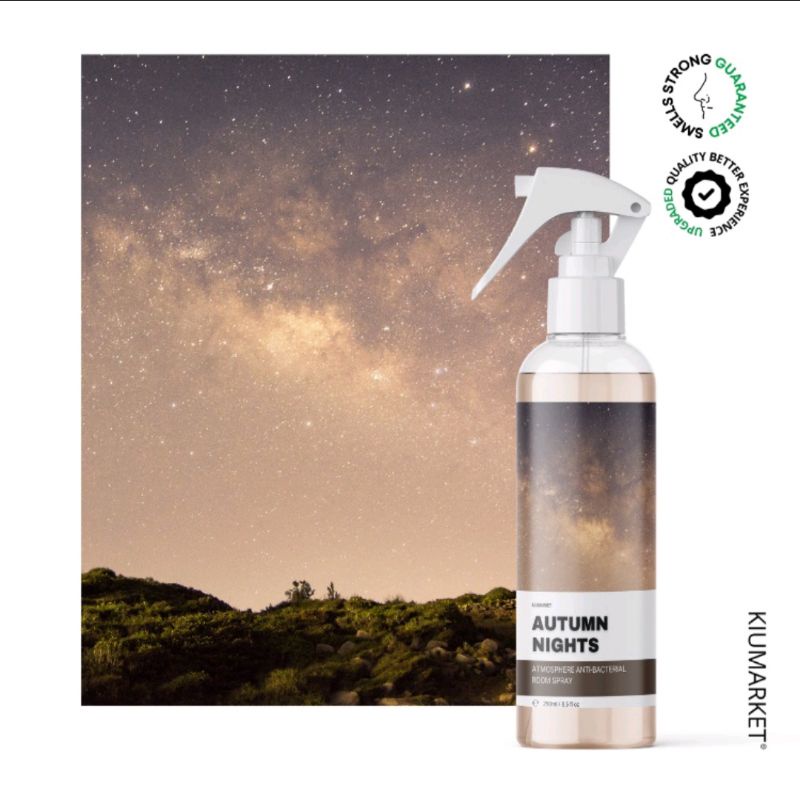 [PRELOVED] KIUMARKET WARM AUTUMN NIGHT ATMOSPHERE ANTI-ANTI-BAC ROOMSPRAY 250ml