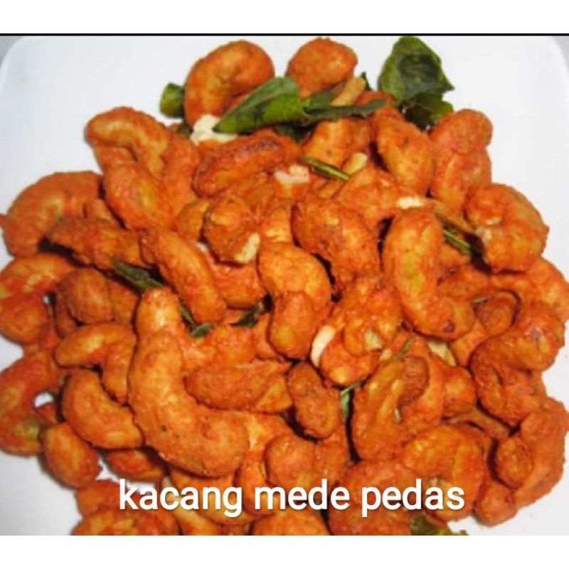 

makanan cemilan sehat snack kacang mede pedas