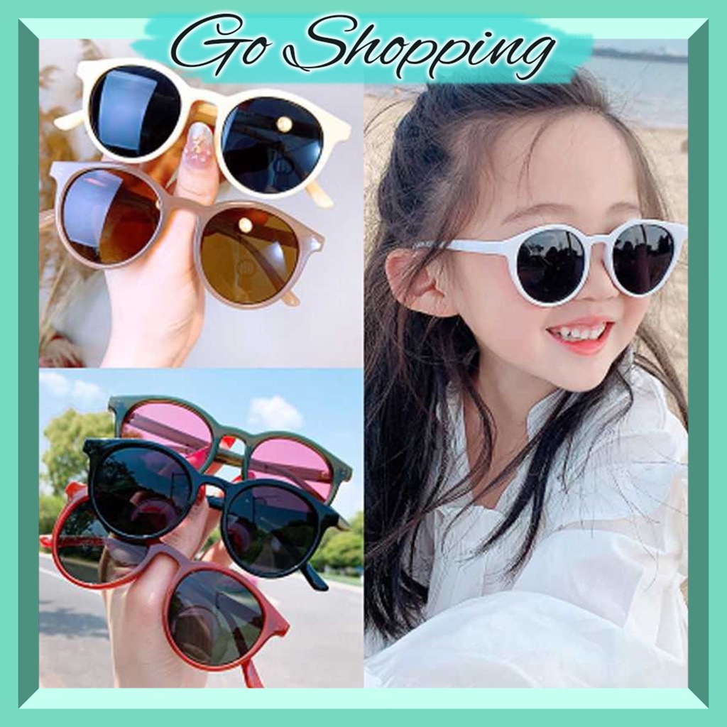 GO! KC611 Kacamata Fashion Anak Retro  Kaca Mata Ulzzang Vintage Sunglasses