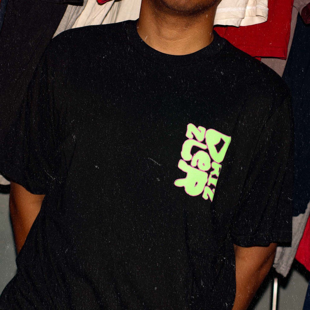 T-shirt DRIZZLER "LOWER EAST SIDE" BLACK KAOS UNISEX