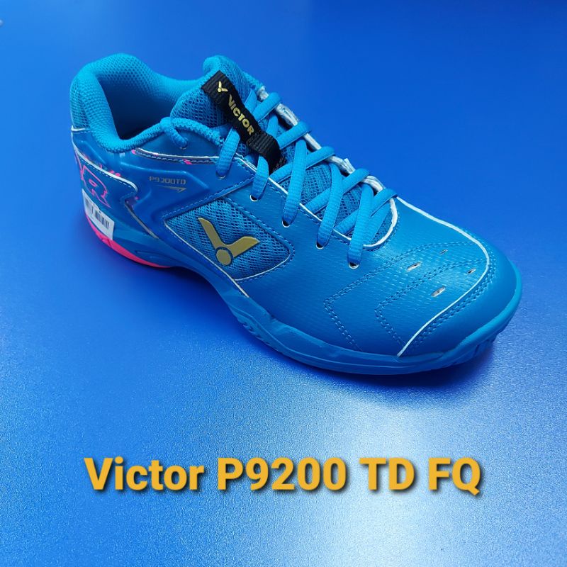 SEPATU BADMINTON VICTOR P9200 TD FQ BLUE ORIGINAL