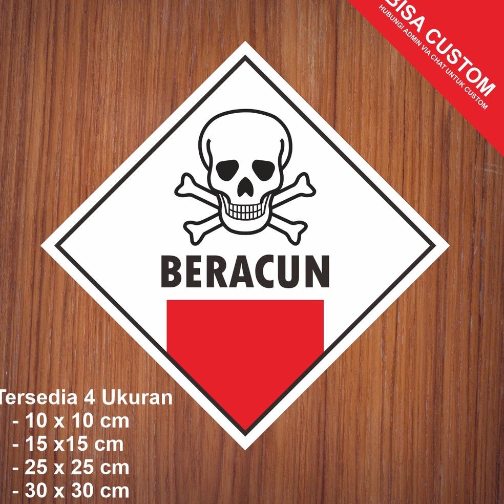 

RESTOCK Sticker Label Tanda Simbol Limbah B3 Stiker Bahan Berbahaya dan Beracun STIKER HAZMAT $ 892