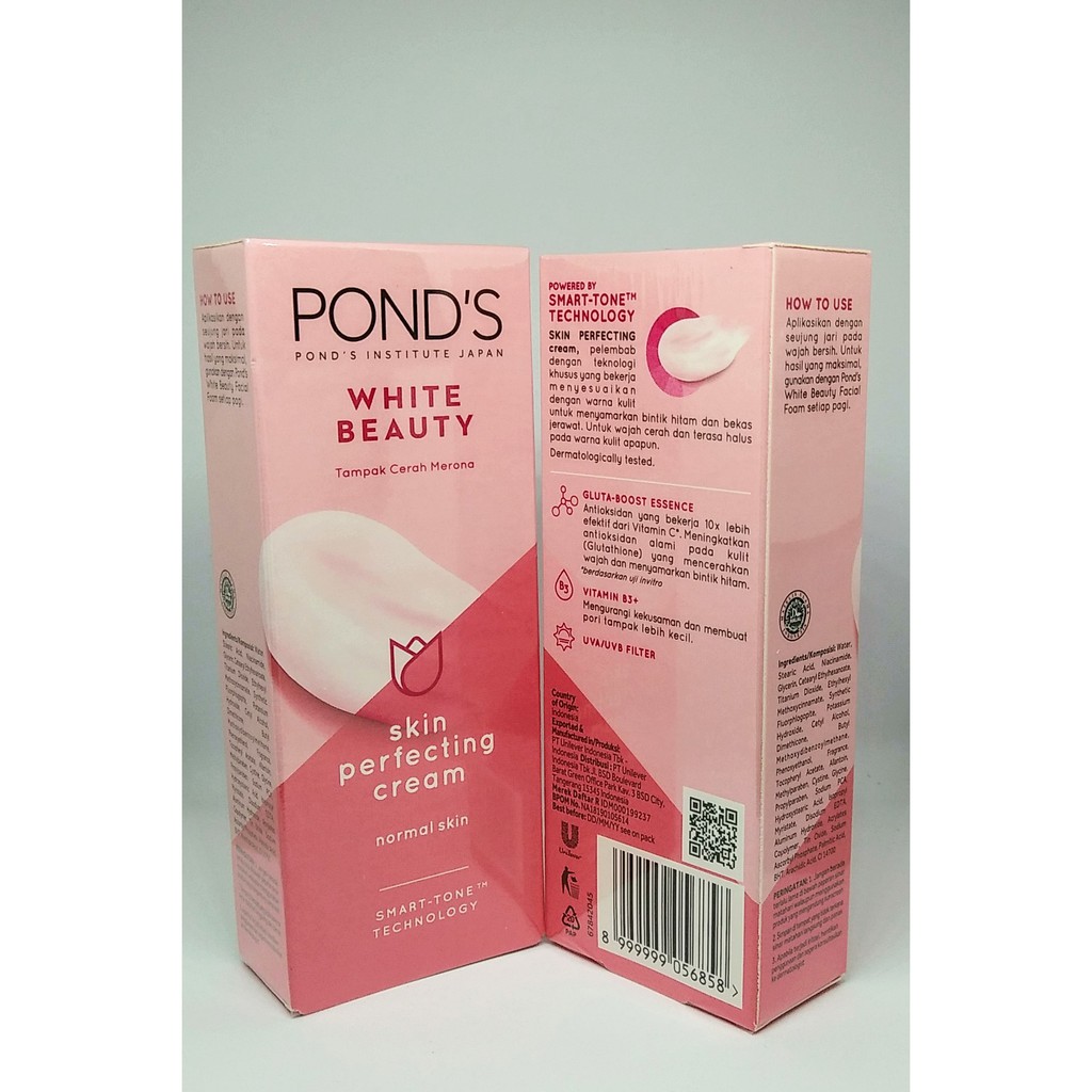 POND'S WHITE BEAUTY SKIN PERFECTING CREAM NORMAL SKIN - 20GR (KECIL)