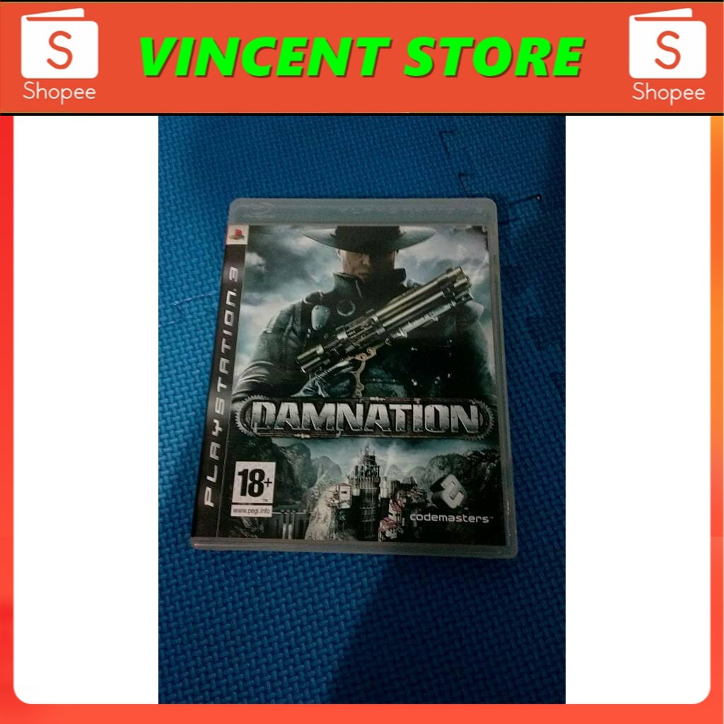 PRODUK ORIGINAL bd ps3 kaset game DAMNATION