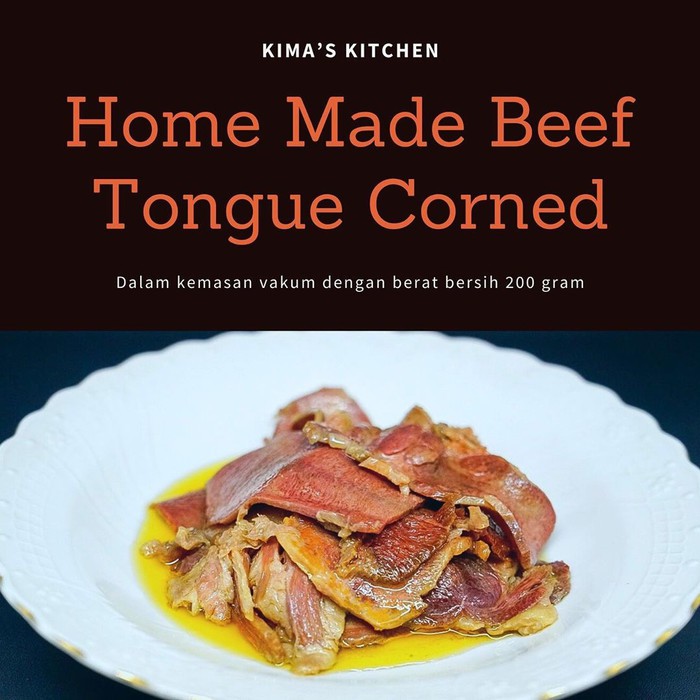 

[Frozen Pack] Home Made Kornet/Corned Lidah 200gr