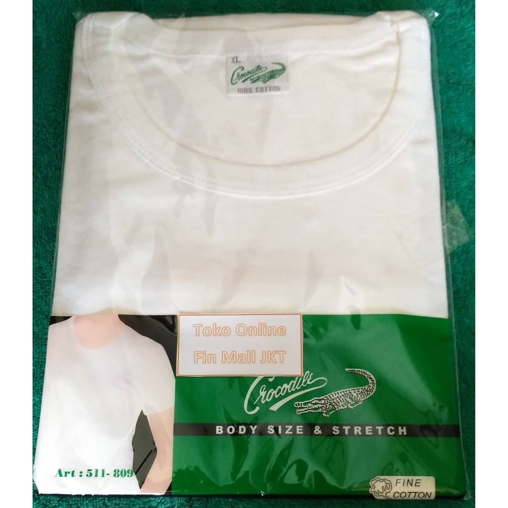 kaos Oblong Crocodile 809 khusus putih