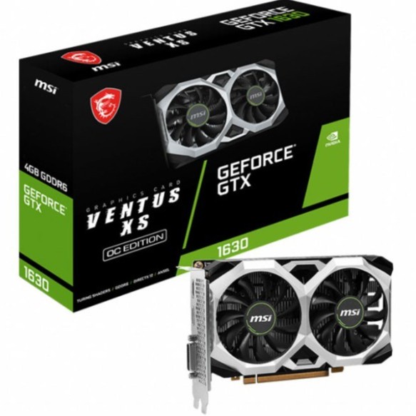 MSI GeForce GTX 1630 VENTUS XS 4G OC / MSI GTX1630 / MSI GTX 1630