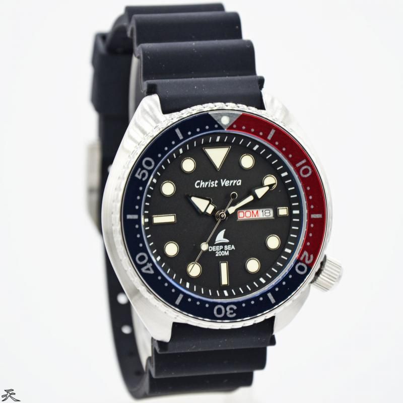Jam Tangan Pria Christ Verra 75039G Deep Sea Rubber Original Murah