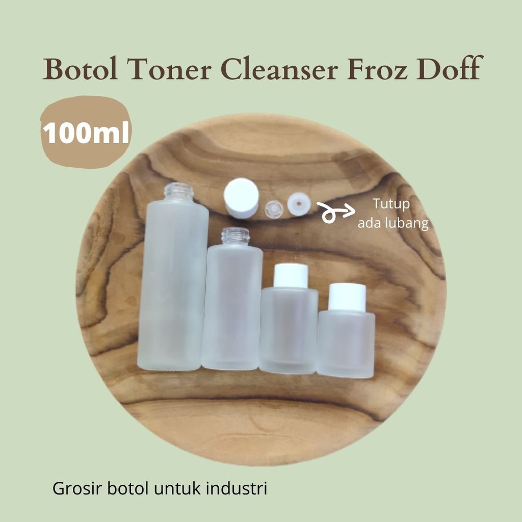 Jual Botol Kaca Frosted Botol Toner Buram Doff Ml Botol Refill Alkohol Botol Antiseptik Botol