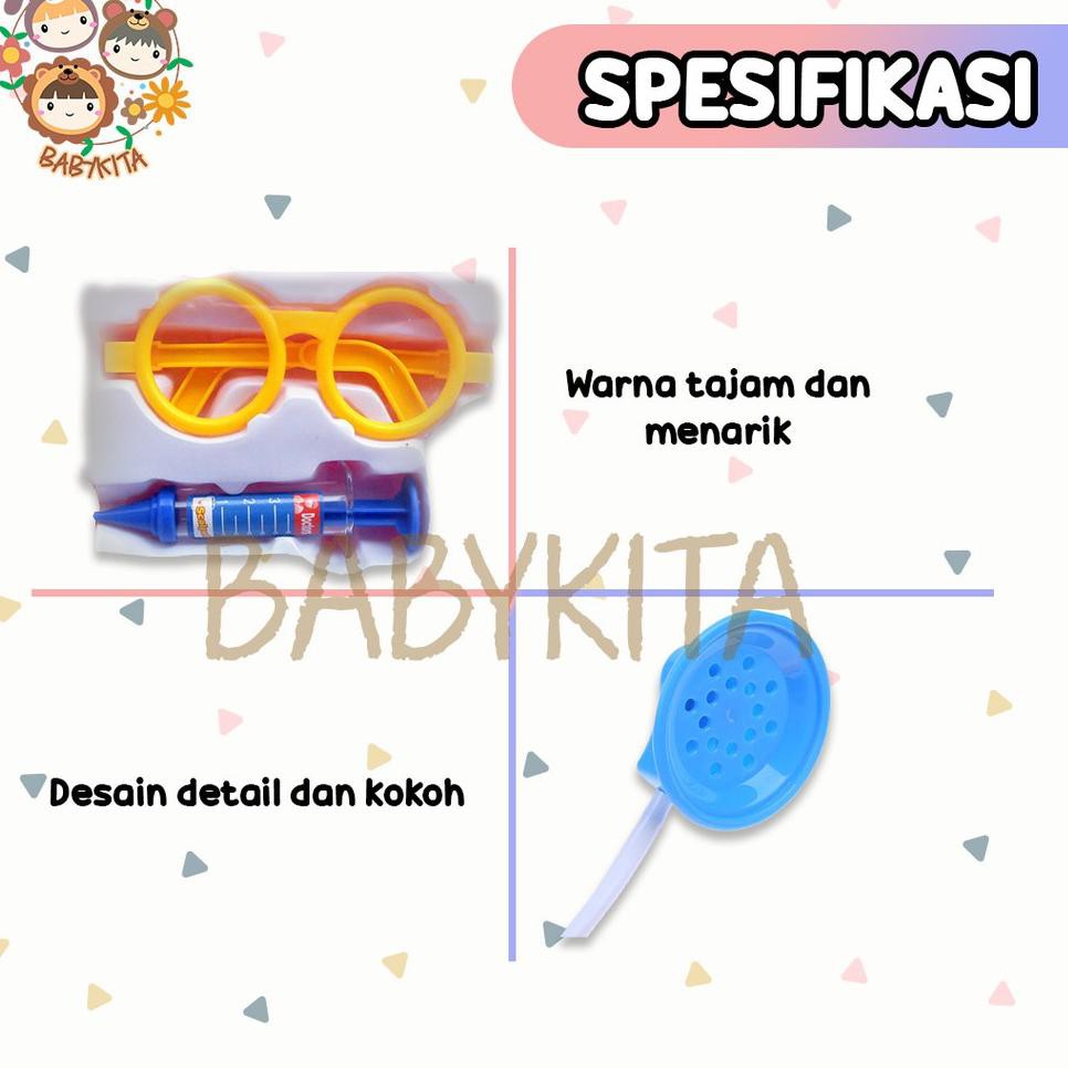 Mainan Dokter Dokteran 1Set Lengkap Mainan Edukasi Anak 3E1