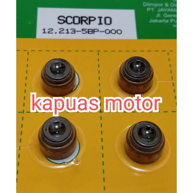 seal sil klep Yamaha Scorpio Scorpio z original npp